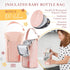 2-in-1 Premium Portable Diaper Changing Pad CPC Certified Waterproof Diaper Clutch & Changing Mat with Head Cushion