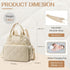 Mozzilog 6 1 Backpack, Mommy Large Diaper Bags with Changing Pad, in Travel Diapers Baby Bag for Mom Quilted Daipering