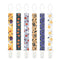 Halloween Pacifier Clips 6 Pack Binkie Paci Holder Clips for Boys and Girls Fits Most Pacifiers & Toys (Bone, Skull,
