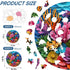 500 5MM (16.5"*16.5") Ruikiyart Piece Puzzles for Adults, Corals Wooden Jigsaw Puzzles, Sea Puzzle Unique Shape Gift