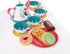 Set 18-Piece Set 3+ Hape Tea for Little Girls & Boys, Tin Tea Party with Toucan Carrying Case, Toy Teapot, Play Food