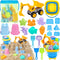 FHOZGECY Beach Toys, Sand Toys for Kids Boys and Girls with 2 in