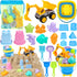 FHOZGECY Beach Toys, Sand Toys for Kids Boys and Girls with 2 in