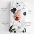 100% (52 28 inches) Rookie Humans Cotton Sateen Fitted Crib Sheet: Woodland Dreams. Modern Nursery, Use as a Photo