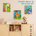 3 Pack Paint by Numbers for Kids Ages 8-12, 10*8" Color by Number Framed Canvas with 17 Acrylic Paint Pots and 6