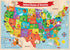 MasterPieces 44 Piece Jigsaw Puzzle for Kids - USA Map Wood Puzzle - 16.5"x11.8"