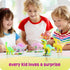 Dinosaur Hatching Surprise Eggs for Kids - 6 Pack Dino Egg Toys for Boys & Girls Age 3-8, Party Favors