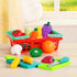 2+ Battat Play Food Toy for Kids Cooking Chef Role Play Toys Pretend Farmers Market Produce Basket Toddler Pretend