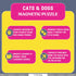 Mudpuppy Cats & Dogs - Tri Fold Magnetic Puzzles with Two 20 Piece Cat and Dog Artwork