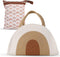 Bluki Diaper Caddy Organizer + Wet Bag - Cotton Rope Diaper Caddy Basket