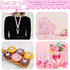 72 Cute Pacifier Necklaces for Baby Shower Girls & Boys Party Favors, Gender Reveal Party Table Scatter, Baby Shower