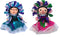ALKIMIA INC Mexican Handmade Traditional Rag Dolls - 2 Pack, 7 inches, Pink & Blue