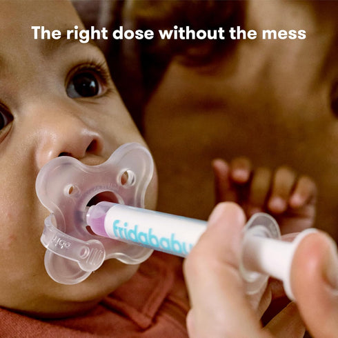 Accu-Dose Paci Medicine Dispenser by Frida Baby - Mess-Free Syringe for Easy Use, Made in USA