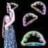 The Dreidel Company Flashing Tambourines Hand Held, 9" Inch Tambourine Flashes in