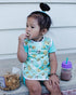 BapronBaby Cookies & Milk Bapron - No Neck Tie Safer Bib for Baby & Toddler (Soft Waterproof Stain Resistant; Machine