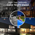 PBSEV 1080P Setup, Security Camera Indoor Wired, Pan/Tilt Control, Two-Way Audio, Clear Night Vision, Easy SD/Cloud