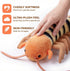 ZHONGXIN MADE 24 Centipede Plush - Lifelike Centipede Stuffed Animal, Realistic Yellow Centipedes Arthropod Insect