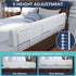FigTime 59", 3-Bracket) Bed Bumper for Toddlers, Foam Bed Rail for Toddlers, Toddler Bed Rail Bumper, Soft Safety Bed