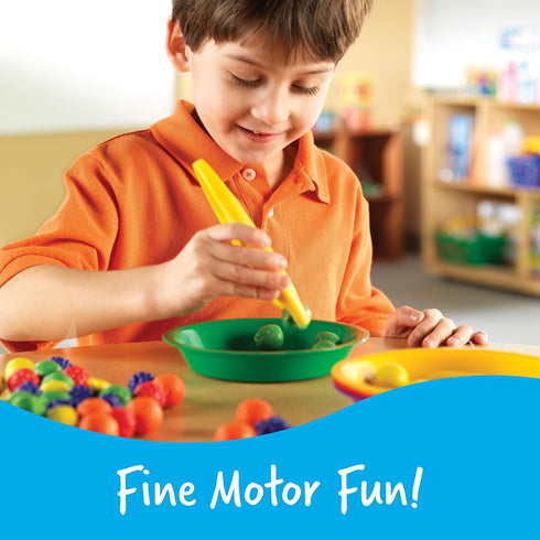Learning Resources Jumbo Tweezers - Sensory Bin Tools, Montessori Kinetic Grabber Tool, Toddler Activities