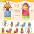 Baby Wrist Rattle Socks and Foot Finder Set, Rattles Toys for 0-12 Months, Newborn Hand & Foot Toys