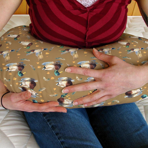 Vintage Mallard Ducks Baby Nursing Pillow Covers for Boy Girl Retro Duck Hunting Nursery Pillowcase for Breastfeeding