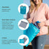 2 Pack, J.L. Childress Wet-to-Go Portable Wet and Dry Bags, Waterproof and Leakproof, Machine-Washable, Reusable