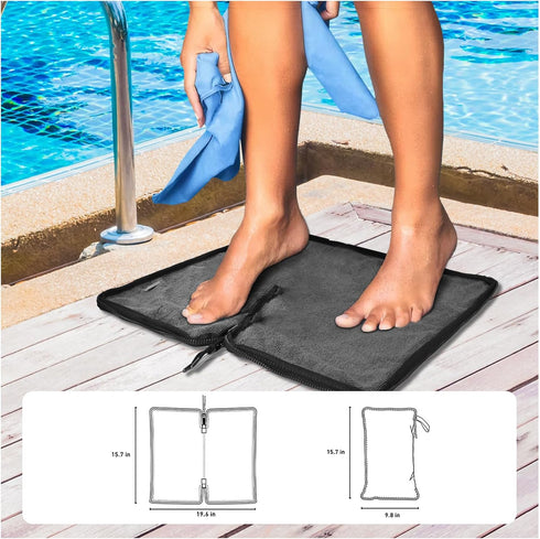Wet Bag, Wet Dry Bag, Wet bag for swimsuit,Travel, Beach, Pool, Diapers, Dirty Yoga Gym Clothes, Waterproof Embedded