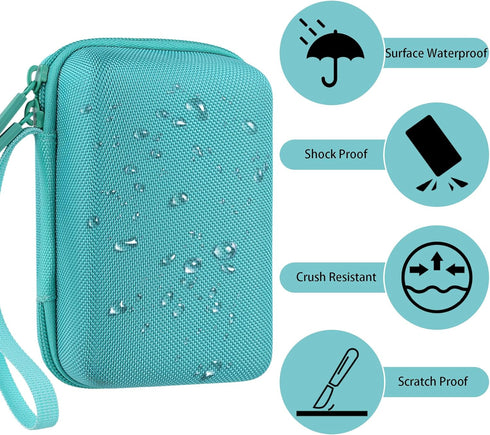 Aenllosi Storage Card Case for UNO Card Game, Hard Case Capacity Max for 300 Cards (Light Green)