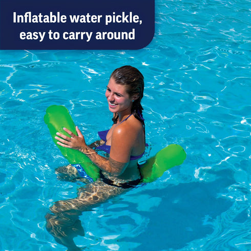 WOW Sports Water Pickle Inflatable Pool Noodle, Perfect for Pools, Swimming, Floating, Pool Accessory for Adults &