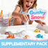 6 GushySnow Latex Material Creativity Sensory Bin Filler Toy Ice Cream Cone Cake Cup Sensory bin for Preschool Girl boy