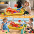 1-3 4-8 2 3 4 5 6 7 8 Kids Water Table Play Toy for Toddlers Years Old, Kitchen Sink with Electrical Pump and Flowing