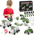 Building Toys for Boys Age 8-12, Erector Sets 4 Mini Army Vehicles Model, DIY Educational Birthday Gifts for Kids