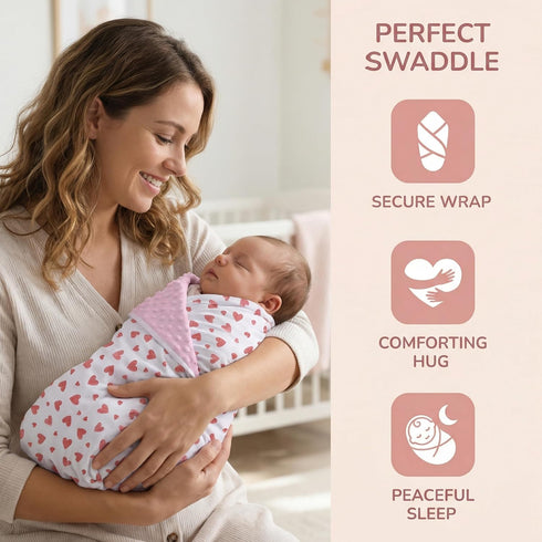 30 40 inche GUNTAIL Baby Blankets for Boys or Girls, Super Soft Nursery Crib Blanket, Newborn Blanket with Double