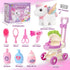 Set 3 4 5 6 4-6 TUZT Girl Interactive Walking Unicorn Stroller Toy with Plush Electric Unicorn & Groom Care