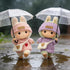 VVQUI (2 Pack) 17cm 6-Piece Clothes for LABUBU Doll, Handcrafted Crochet Accessories for LABUBU, Premium Outfits