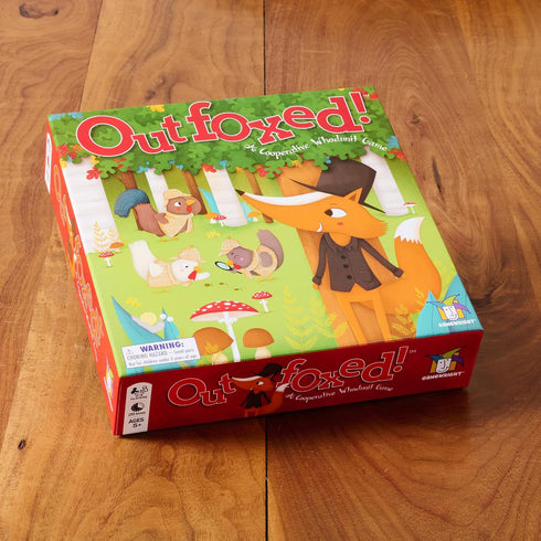 OUTFOXED Classic Who Dunnit Game for Preschoolers, 4 Players