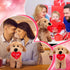 Dog Plush Stuffed Animal Puppy Dog with Heart, I Woof You Gifts, Cute Heart Dog Toys, 11.8 Inch