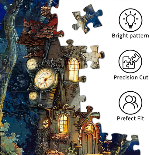 1000 1000 Ancient Castle Puzzles for Adults Pieces, Jigsaw Puzzles for Adults Piece, Challenging Game Toys, Impossible