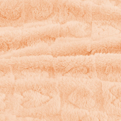 Cozy 30"x40" Yurhap Fleece Baby Blanket Heart Checkered, Ultra Soft Baby Blankets for Girls Boys, Fluffy Infant Toddler