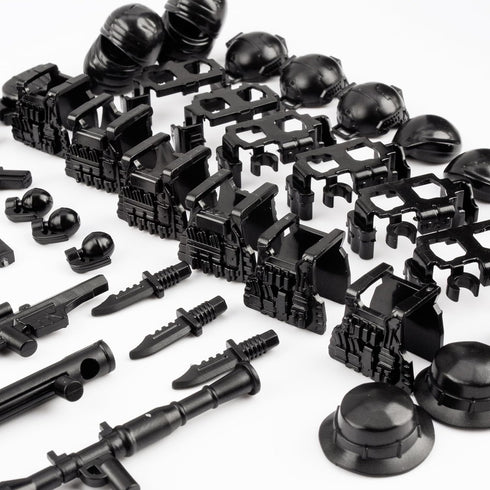 83 Pcs US Army Toy Soldiers Figures Battle Toy Set, Military Weapon Pack Compatible with Major Brand Building Blocks