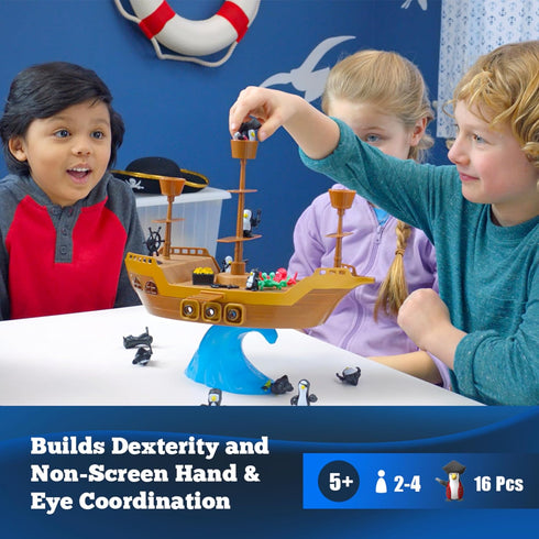 Don’t Rock the Boat Board Game - Family Games for Kids and Adults, Balancing Toy for Ages 5+