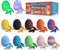 12 Pack 3D Printed Dragon, Christmas Stocking Stuffers - Mini Gemstone Egg