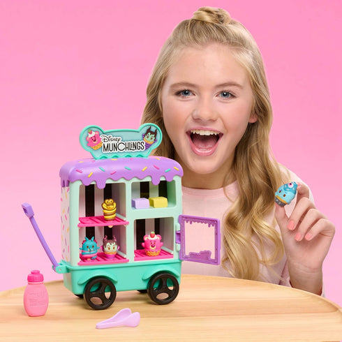 Just Play Disney Munchlings Ice Cream Cart, Kids Toys for Ages 3 Up