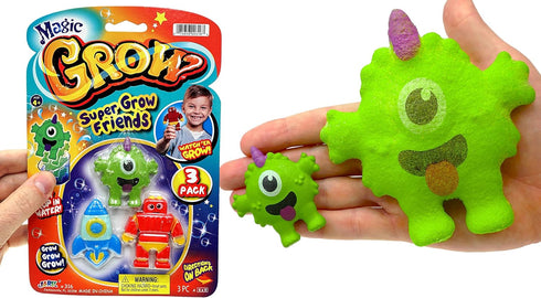 (1 Set 3 Boys-316-1-s JA-RU Magic Grow Friends of Boys Styles) Unicorn, Mermaid & Fish Theme. Bulk Expanding Bath