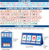 KIKIGOAL CVC Word Builder Desktop Pocket Chart Tent Cards Kit, Phonics Games for Preschool Classroom