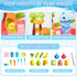 HUASHILUO 1-3 Upgraded Toddler Sand Water Table Toy with Electric Water Pump, for Toddlers Kids Sand Water