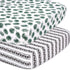 The Peanutshell 2-Pack Fitted Crib Sheet Set - Super Soft & Breathable