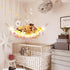 CERETIA Hammock Stuffed Animal with LED Light, Large Stuffed Animals Storage Corner Plushie Net for Kids Room Decor