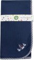 Little Me Baby Boys' Sailboats Swaddling Receiving Blanket
