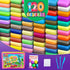 120 ESSENSON Air Dry Clay Colors, Modeling Clay for Kids, DIY Molding Magic Clay, Gift for Kids